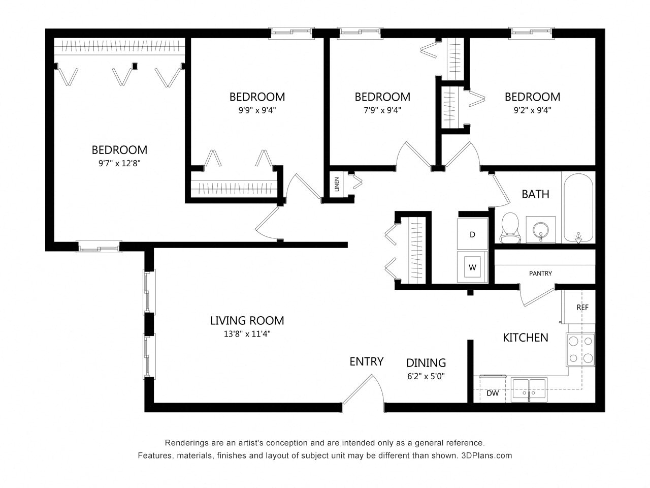 Pheasant Ridge_4 Bedroom Floor Plan