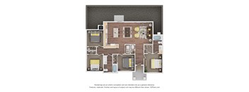 4 bed 3 bath C at Saddleback Village at Stonegate Townhomes, Maricopa, Arizona