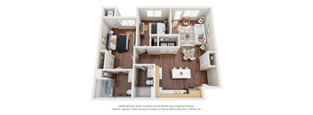 2 bed 2 bath E at Sage at Franklin Park Apartment , Austin, Texas