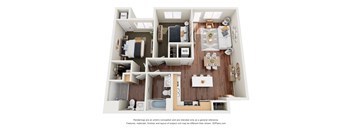 2 bed 2 bath D at Sage at Franklin Park Apartment , Austin, 78744