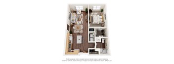 1 bed 1 bath A at Shannon Reserve 55+ Apartments, Georgia