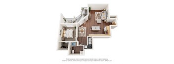 1 bed 1 bath B at Shannon Reserve 55+ Apartments, Georgia, 30291