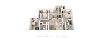 3A_Three Bedroom at Sunrise Pointe, Florida, 32129