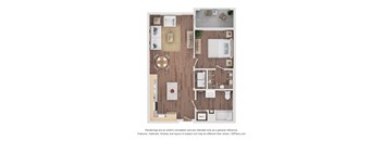 1 bed 1 bath D at The Stillwaters 62+ Apartment Homes, Florida