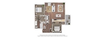 2 bed 2 bath E at The Stillwaters 62+ Apartment Homes, Apopka, FL, 32712