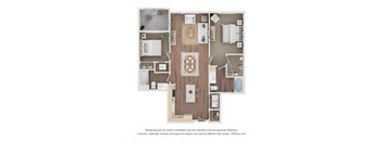 2 bed 2 bath G at The Stillwaters 62+ Apartment Homes, Apopka, 32712