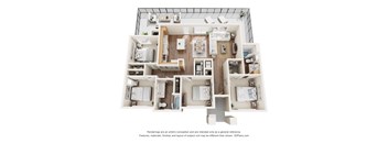 D4 Floor Plan at Townhomes on Earley, Arizona, 85122