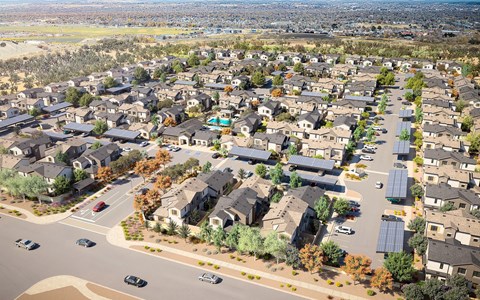 Aerial View Of Neighborhood at Allasso Ranch Apartments, Arizona