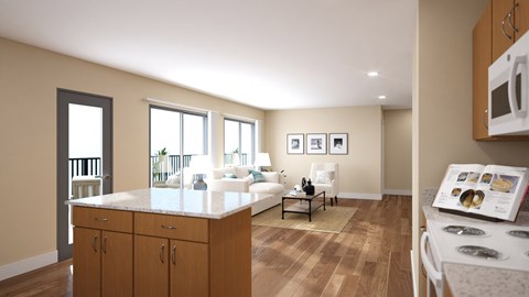Open Kitchen at Allasso Ranch Apartments, Surprise, AZ, 85387