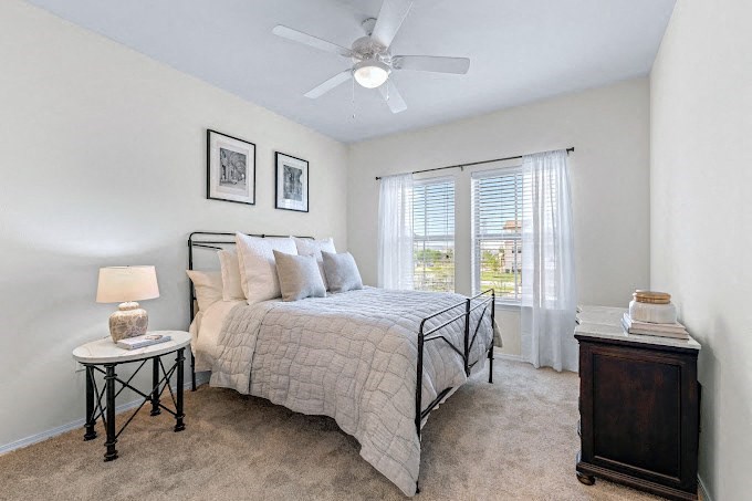 Gorgeous Bedroom at Mariposa at Harris Road Arlington 55+ Apartments, Texas, 76001