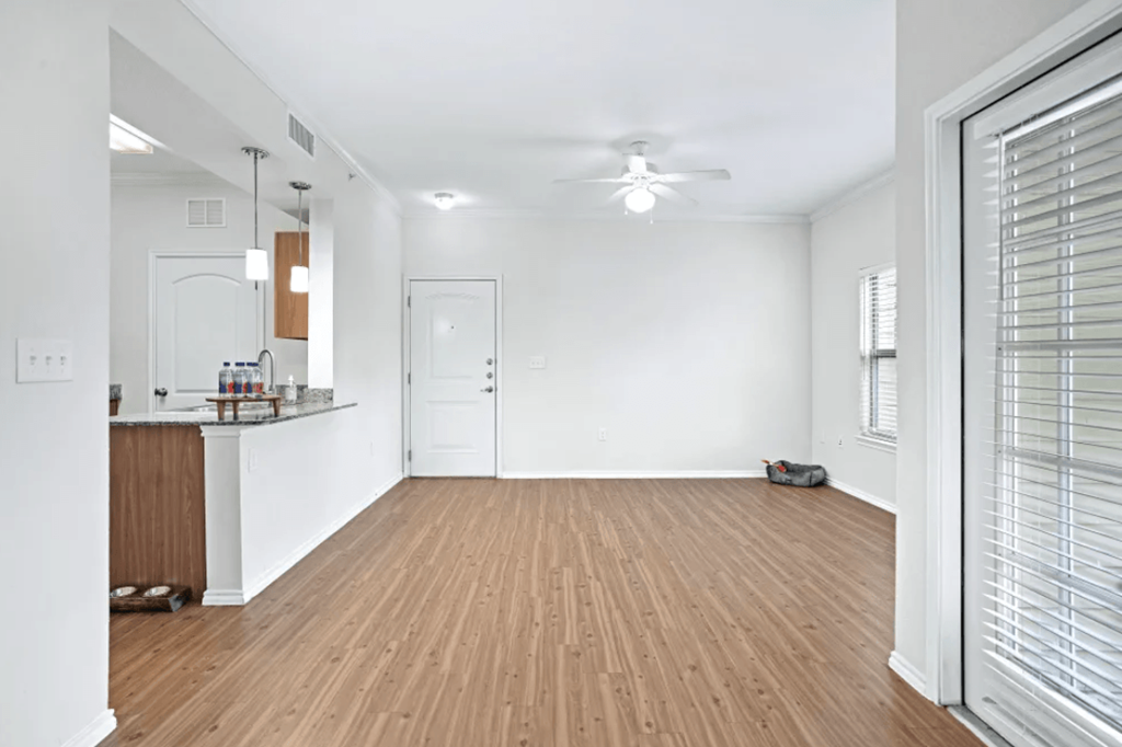 Unfurnished Living Area at Ten 06 at Joshua Station Apartments, Joshua, TX