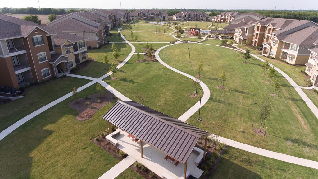 Drone View at The Royse at Parker Boulevard Apartments, Royse City, TX