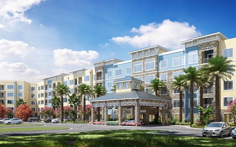 Property Exterior at Anchor at Gulf Harbors 62+ Apartments, New Port Richey, Florida