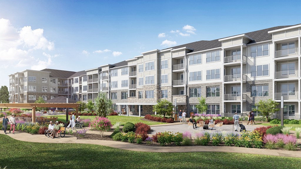 Courtyard View at Willow Place 55+ Apartments, McDonough