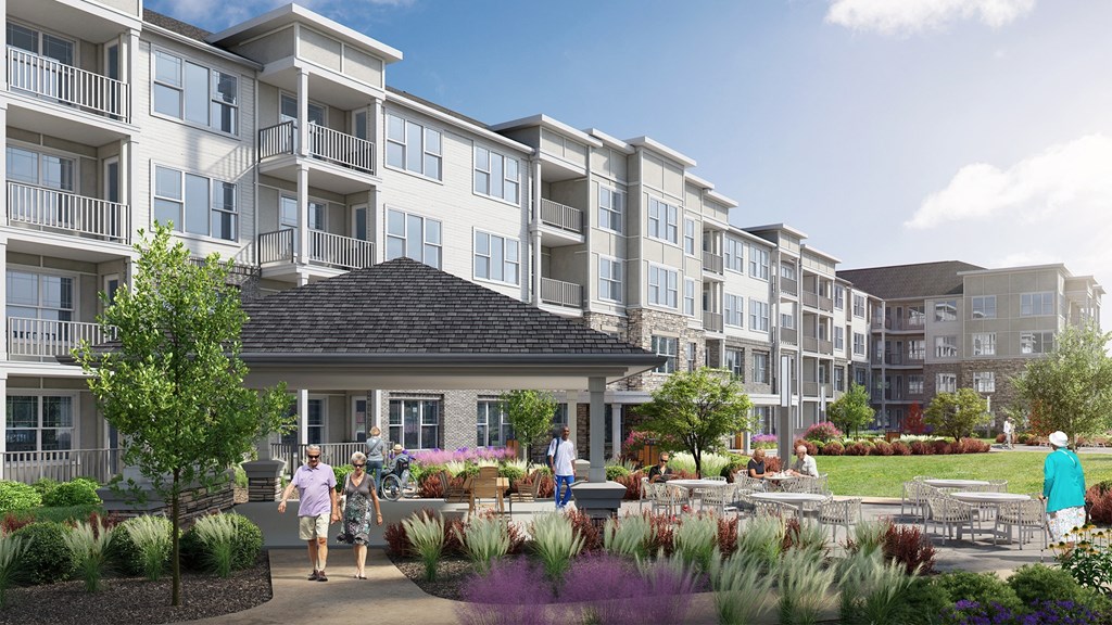 grilling station at Willow Place 55+ Apartments, McDonough, GA, 30253