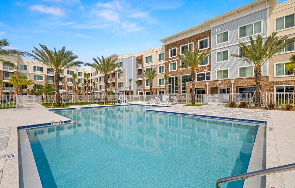 Osprey Park swimming pool at Osprey Park 62+ Apartments, Kissimmee, 34758