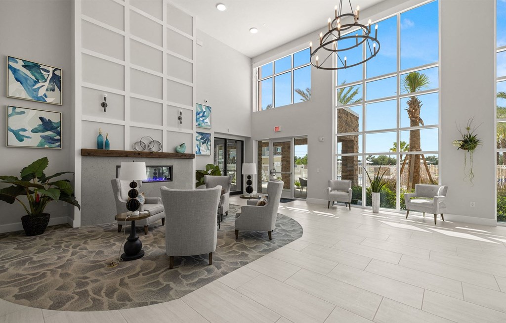 clubroom at Osprey Park 62+ Apartments, Kissimmee, FL, 34758