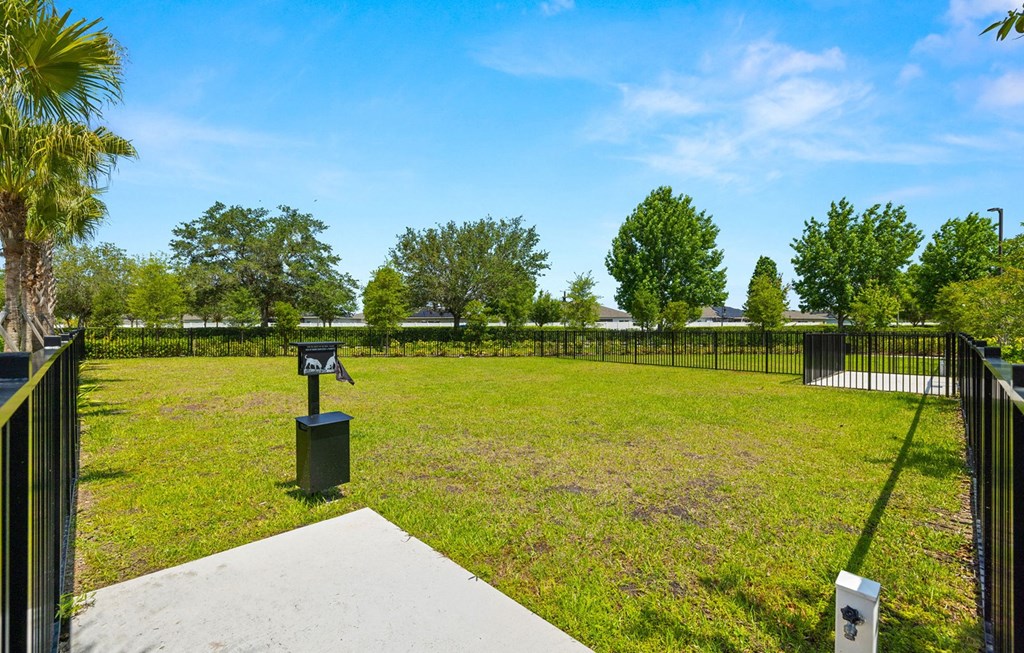dog park at Osprey Park 62+ Apartments, Kissimmee, Florida