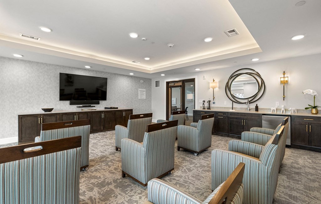 Clubhouse_Theater at Osprey Park 62+ Apartments, Kissimmee, FL