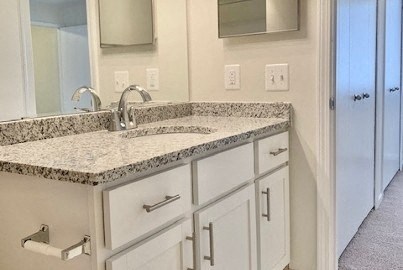Upscale fixtures and features in Weatherstone 2 & 3 bedroom townhomes.
