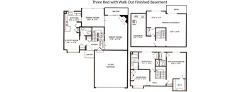 North - 3 Bedroom 2 Full Bath and 2 Half Bath + Basement