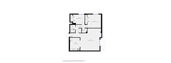 A technical drawing of a floor plan with various measurements and annotations.