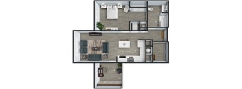 1 Bedroom 1 Bath with Den