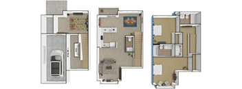 2 Bedroom Townhome
