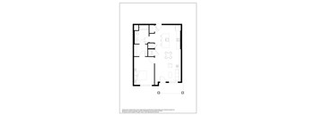 A black and white floor plan of a house with rooms and furniture.