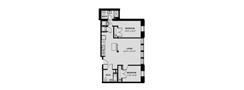 a floor plan of a 10000 sq ft apartment