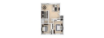 the floor plan of fountain court apartments