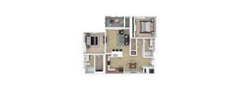 A series of images showing different layouts of a house.