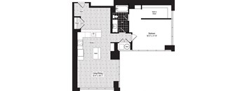 a blueprint of a floor plan of a house