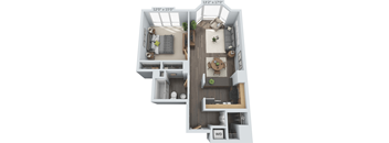 1 bed 1 bath at Clayton on the Park Apartments, Missouri