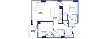 2 bed 2 bath B at Two Twelve Clayton Apartments, Clayton