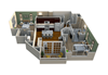 M2/2-985 Floor Plan M2/2-985 Floor Plan at Mezzo 1 Luxury Apartments, North Carolina