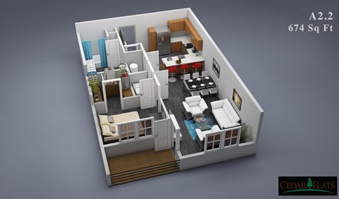 225 N Cedar Street 1-2 Beds Apartment for Rent - Photo Gallery 15