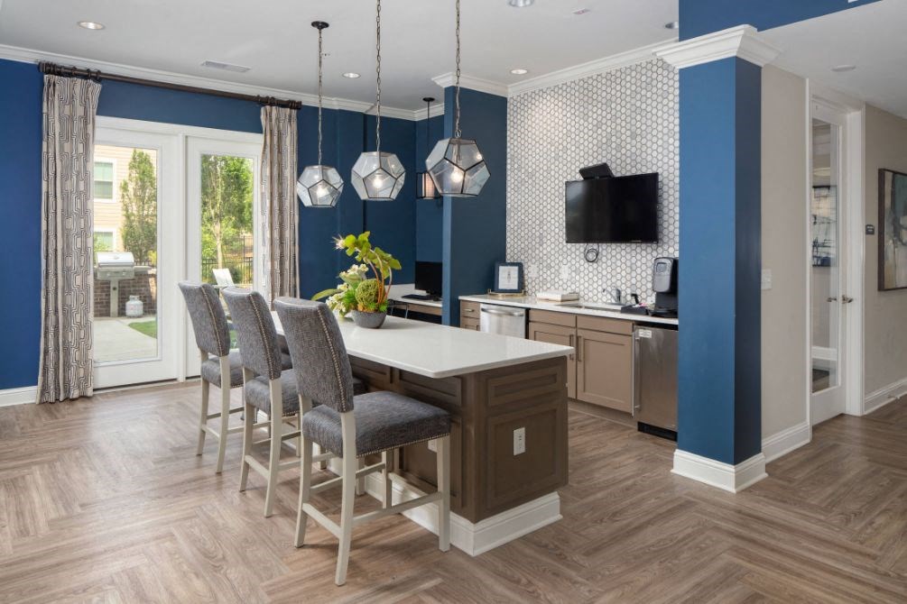 our apartments showcase a naturally well lit living room