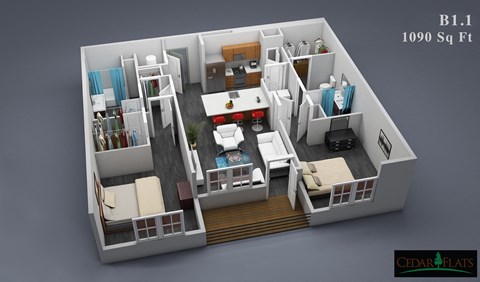 225 N Cedar Street 1-2 Beds Apartment for Rent - Photo Gallery 16