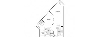 a black and white floor plan of a house