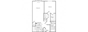 a floor plan of a home