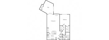 a floor plan of a home