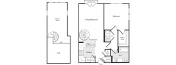 a floor plan of a house