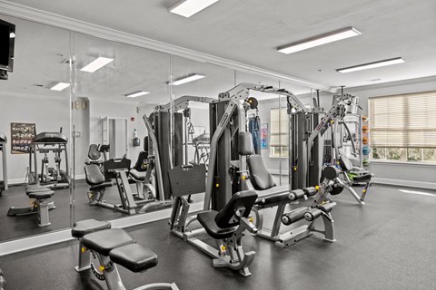 the gym at the estates at johnsons crossing