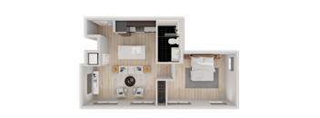 Floor Plan at Stumpf Flats 2