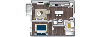 1 Bedroom 1 Bath F3 10th and Dairy