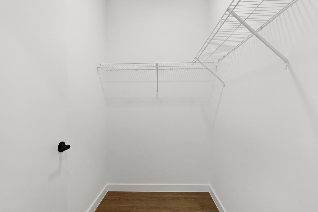 walk in closet at Terraces at High Mountain, Huntsville, AL