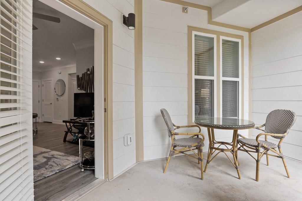 Patio at Ellis Station, Durham, NC, 27703