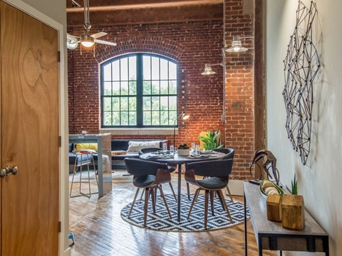 Dining Area at The Hudson, Virginia, 23224