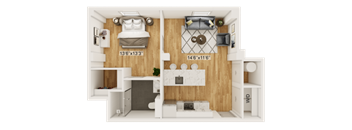 Spring Floor Plan at Residences at Richmond Trust, Virginia